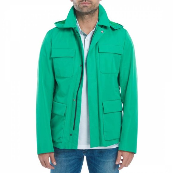 Hugo Boss "Crosan" Green Men's Full Zip Basic Jacket 36 R - Picture 7 of 8
